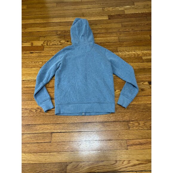 Carhartt Womens Hoodie Sweatshirt XS 0-2 Blue Relaxed Fit Full Zip Cotton Knit - Picture 7 of 7